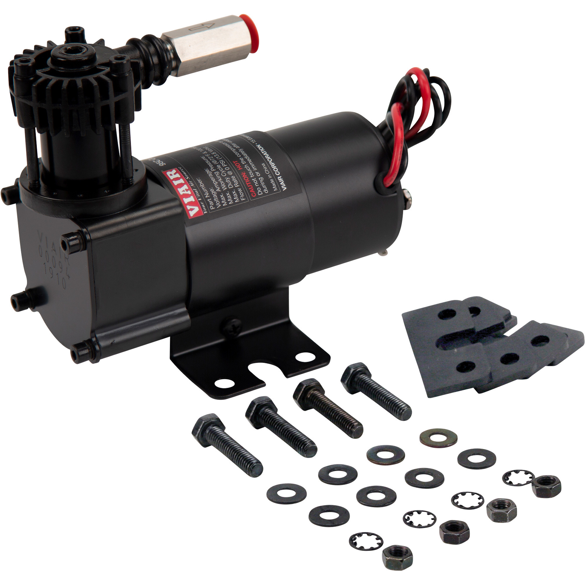 Viair 12/24 Volt Portable Electric Air Compressor, 1/4 HP, 1 Gallon, 120 PSI, Model# 95c